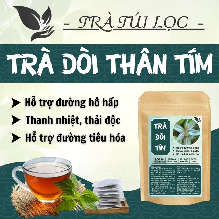 Trà Dồi Thân Tím