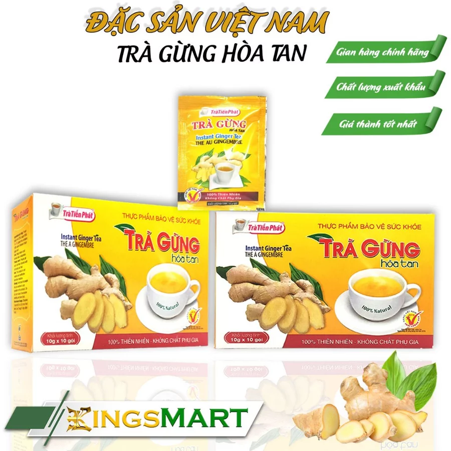 Trà Gừng Mật Ong Hòa Tan