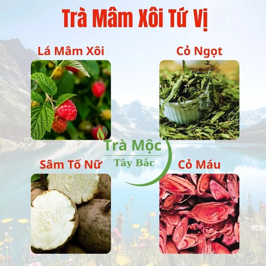 Trà Mâm Xôi (Raspberry Tea)