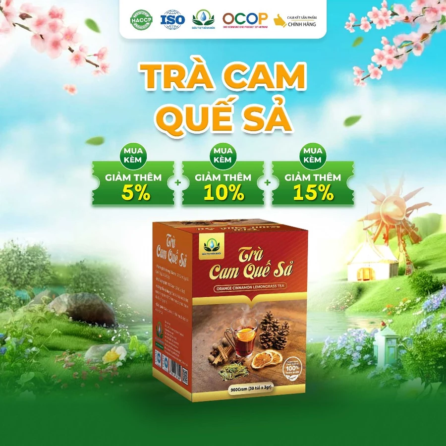 Trà Detox Cam Quế Mật Ong