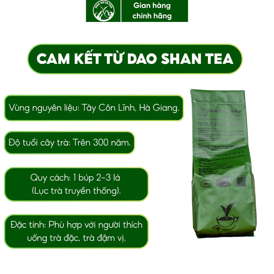 Trà Shan Tuyết Hà Giang