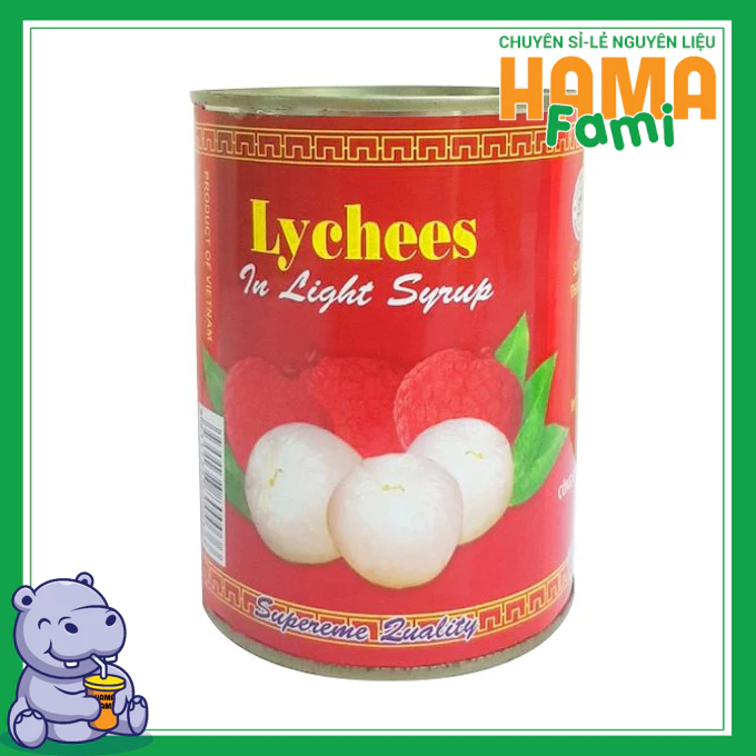 Siro Vải Hoa Hồng (Lychee Rose)